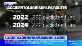 BFM Normandie et vous: des cyclistes toujours vulnérables sur la route
