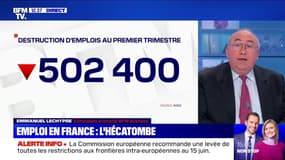 Plus de 500.000 emplois détruits au premier trimestre : un record pour la France 