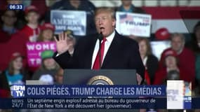 "Il faut qu'ils s'arrêtent!" Trump charge les médias après l'envoi de colis piégés