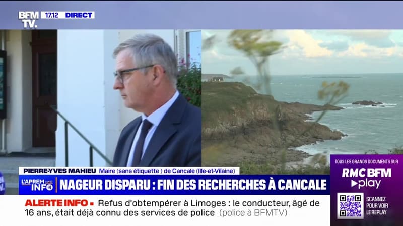 Nageur disparu à Cancale: La situation était particulièrement dangereuse autour de ce littoral nord-ouest de la commune, affirme le maire Pierre-Yves Mahieu