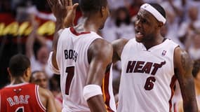 Lebron James et Chris Bosh
