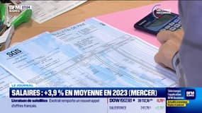 Salaires : +3,9 en moyenne en 2023 