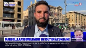 Marseille: un rassemblement en soutien à l'Ukraine 