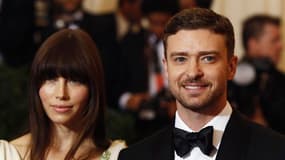 Justin Timberlake et Jessica Biel se sont mariés dans le sud de l'Italie. Le chanteur et l'actrice, qui avaient annoncé leurs fiançailles au début de l'année, ont scrupuleusement protégé du public les détails de leurs noces. /Photo prise le 7 mai 2012/REU