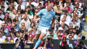Erling Haaland avec Manchester City, le 11 mai 2024.