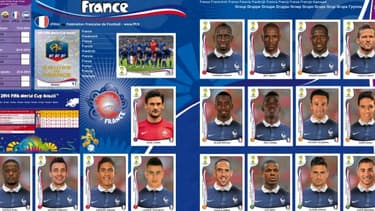 Parmi les 17 joueurs choisis par Panini figurent Nasri et Abidal qui ne sont pas selectionnés