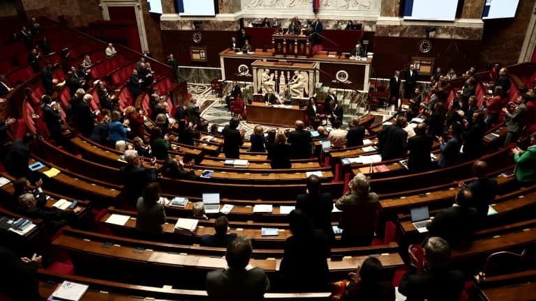 L'hémicycle de l'Assemblée nationale, le 5 novembre 2025