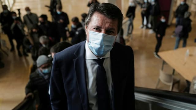 Le maire de Nice Christian Estrosi à Nice, le 6 mars 2021
