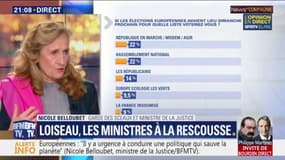 Nicole Belloubet estime que le projet du Rassemblement national est "basé sur le front du refus"