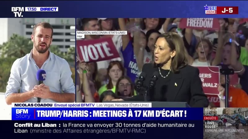 Élection américaine: Kamala Harris en meeting dans le Nevada pour tenter de convaincre la communauté latino