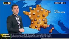 La météo pour ce lundi 27 juillet 2015