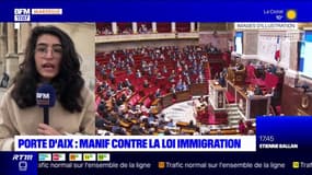 Marseille: une manifestation contre la loi immigration