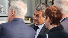 Gérald Darmanin à Boulogne-sur-Mer après un naufrage, le 3 septembre 2024.