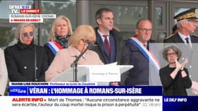 "Ceux, qui ont eu la chance de le côtoyer, ont croisé un ange": l'émotion d'une professeure  lors de l'hommage rendu à Thomas dans son lycée à Romans-sur-Isère