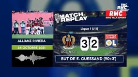 Nice 3-2 OL : Le goal replay du renversant succès niçois (avec les commentaires RMC)
