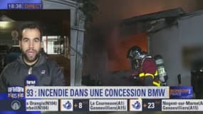 Un incendie s'est déclaré dans la nuit de mardi à mercredi dans une concession BMW et Mini de Noisy-le-Sec 