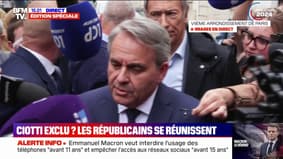 "Il faut imposer une cohabitation à Emmanuel Macron" juge Xavier Bertrand, président Les Républicains de la région Hauts-de-France
