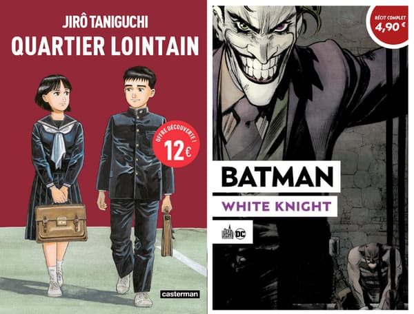 Les couvertures des nouvelles éditions de "Quartier Lointain" et "White Knight" Les couvertures des nouvelles éditions de "Quartier Lointain" et "White Knight"