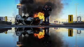 Blocage au port de Marseille le 22 mars