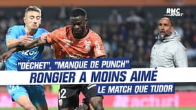 Lorient 0-0 OM : "Déchet", "Manque de punch"... capitaine Rongier a moins aimé le match que Tudor