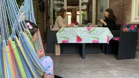 Depuis deux mois, Emilie accueille chez elle à Lille Tatiana et sa fille Ela qui ont fui la guerre en Ukraine.