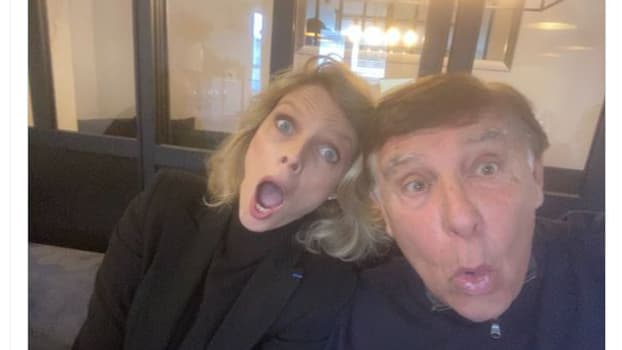 Jean-Pierre Foucault et Sylvie Tellier