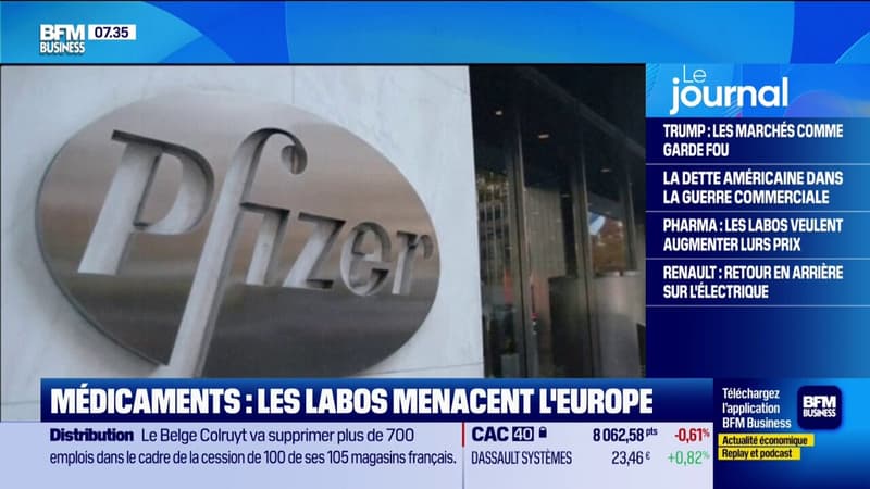 Médicaments : les labos menacent l'Europe
