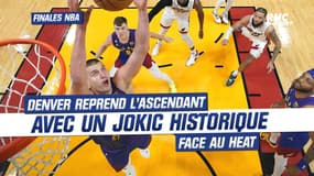 Finales NBA : Denver reprend l'ascendant sur le Heat avec un Jokic historique