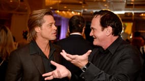 Brad Pitt et Quentin Tarantino en janvier 2020 à Los Angeles
