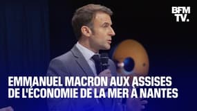 Emmanuel Macron aux assises de l'économie de la mer: "Je suis à la barre depuis plus de 6 ans et demi et le cap a toujours été le même"