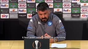 Covid : "On a peur, mais il faut sauver le football", le dilemme de Gattuso