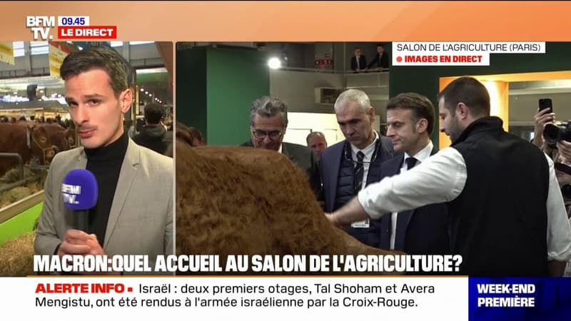 Salon de l'agriculture: une inauguration plus calme que celle de l'année dernière malgré un climat tendu