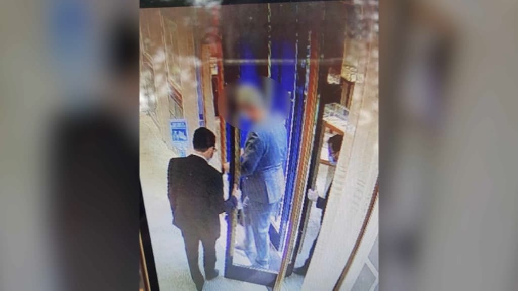 Le suspect du braquage d'une bijouterie Chaumet. Le suspect du braquage d'une bijouterie Chaumet.