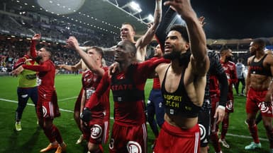 Le Stade Brestois à Toulouse, le 20 mai 2024 en Ligue 1