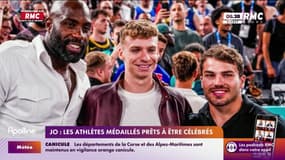 JO: Les athlètes médaillés prêts à être célébrés dans toute la France