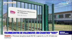 Technicentre de Villeneuve-Saint-Georges: un chantier "vert"