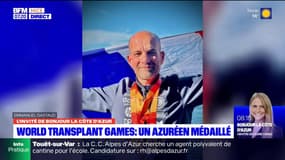 Emmanuel Gastaud, président de l'US Cagnes triathlon, sensibilise au don d'organe
