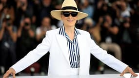 L'actrice américaine Meryl Streep lors d'un photocall au 77e Festival de Cannes, le 14 mai 2024 à Cannes