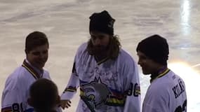 Peter Sagan a chaussé les patins pour le plaisir jeudi dans sa ville natale de Zilina (Slovaquie).