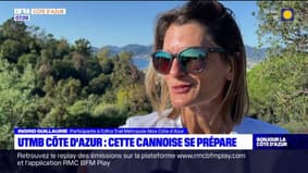 Une Cannoise se prépare avant de participer à l'UTMB Côte d'Azur