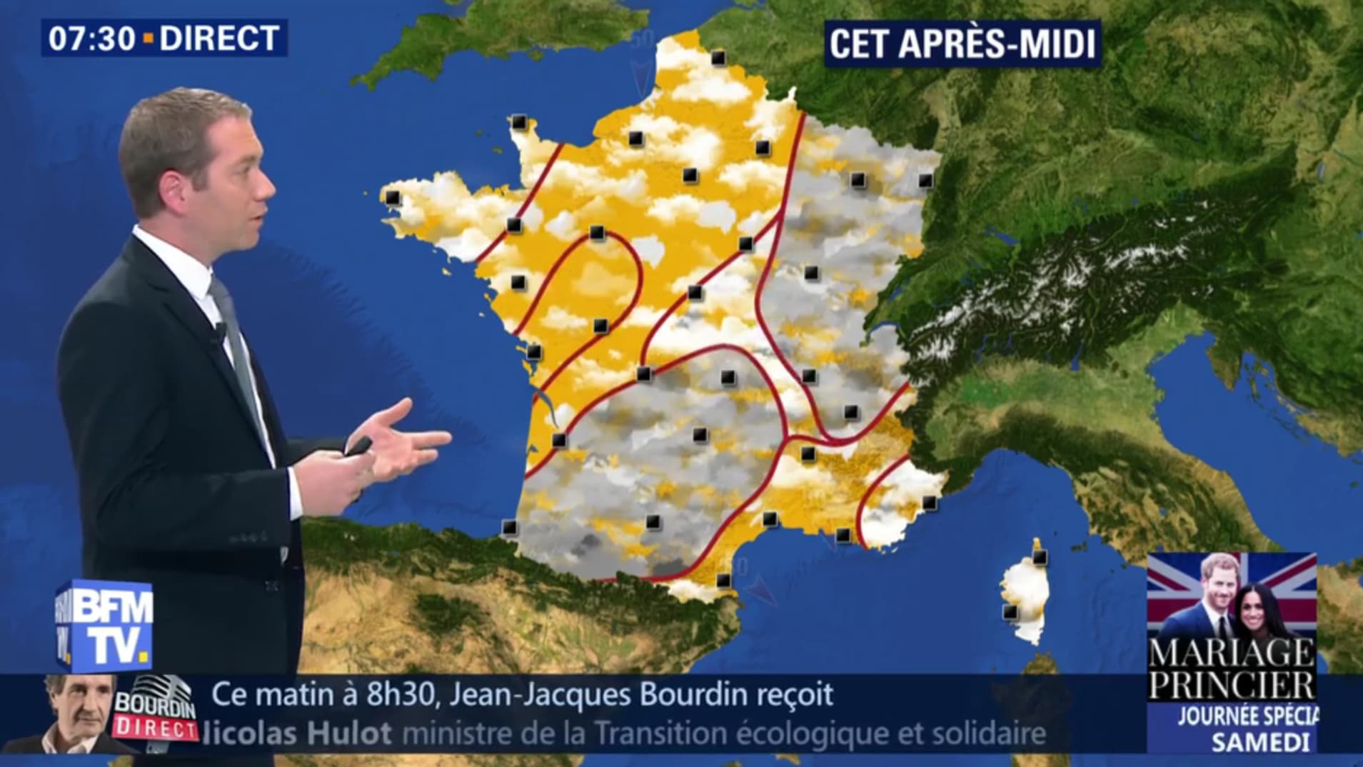 Météo du mercredi 16 mai l'après-midi Météo du mercredi 16 mai l'après-midi