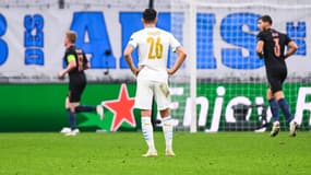Florian Thauvin lors du match OM-Manchester City, à Marseille le 27 octobre 2020