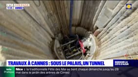 Cannes: sous le palais, un tunnel pour évacuer les eaux usées