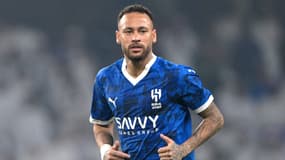 L'attaquant d'Al-Hilal Neymar face à Al-Ain le 21 octobre 2024