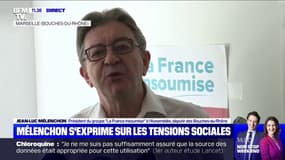 Racisme: "Ce n'est pas notre France, les syndicats de police se comportent de manière indigne", déclare Jean-Luc Mélenchon