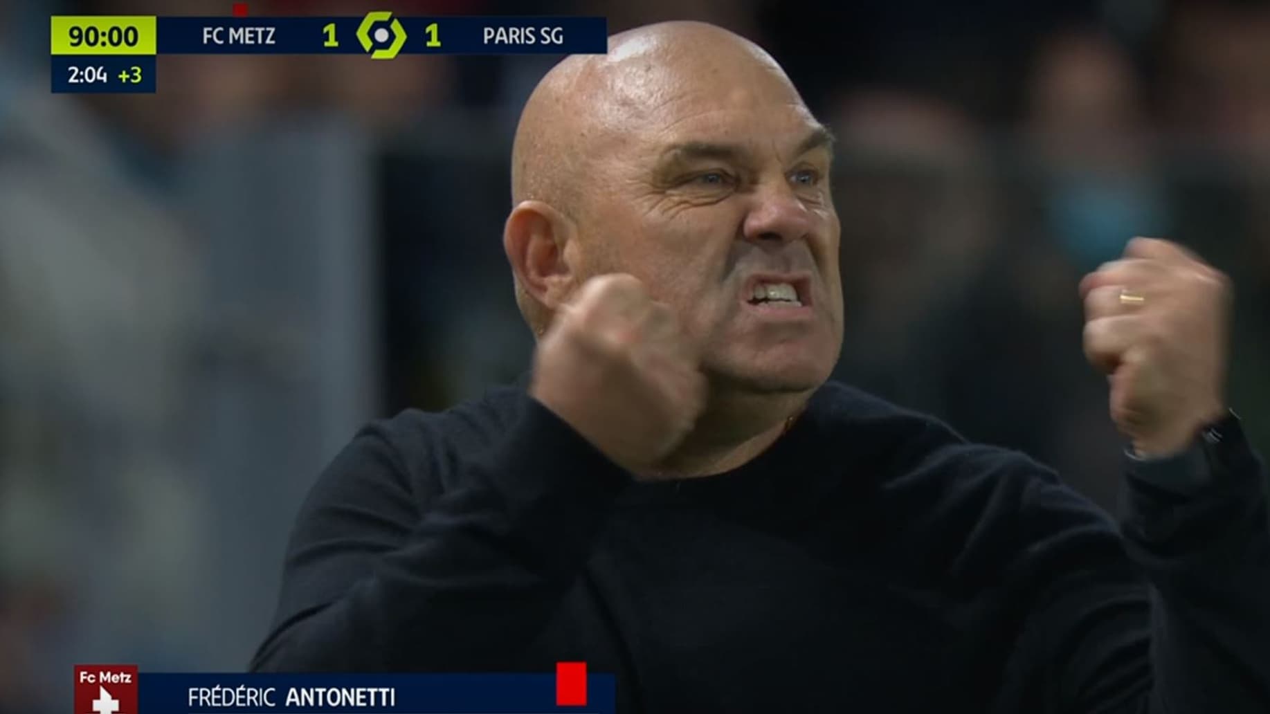 Le geste de Frédéric Antonetti