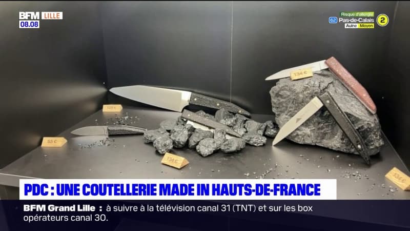 Pas-de-Calais: une coutellerie fabrique ses couteaux avec des produits recyclés et locaux