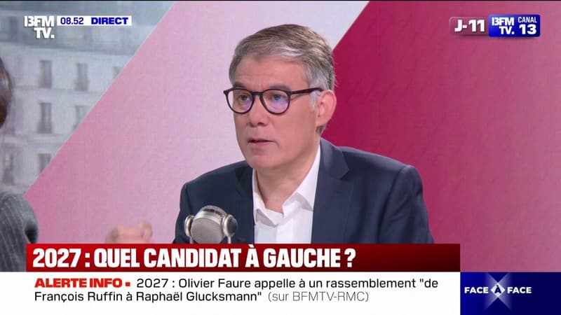 Primaire de la gauche: Olivier Faure (PS) souhaite trouver un candidat 