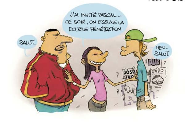 Pascal Brutal dessiné par Zep dans Happy Sex 2