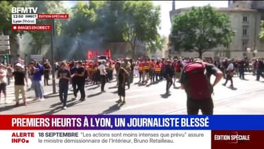 Grève du 18 septembre: trois blessés au sein du cortège lyonnais 